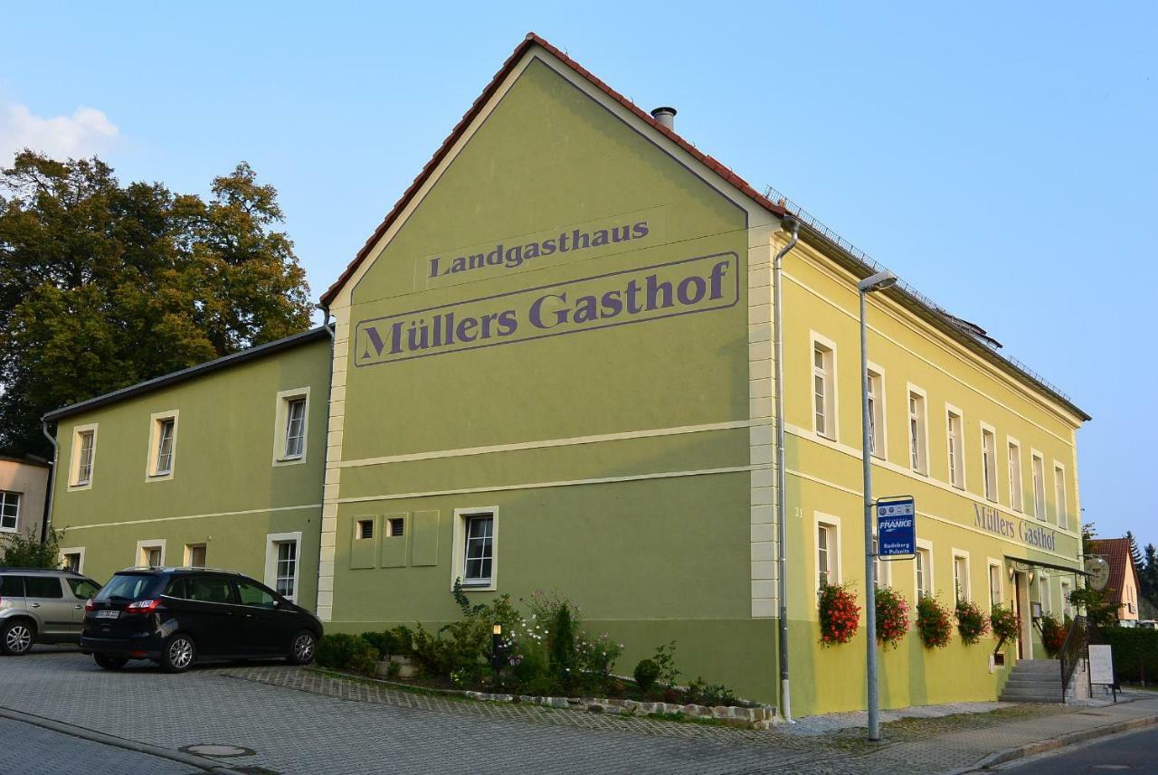 Landgasthaus Muellers Gasthof Radeberg Exterior photo